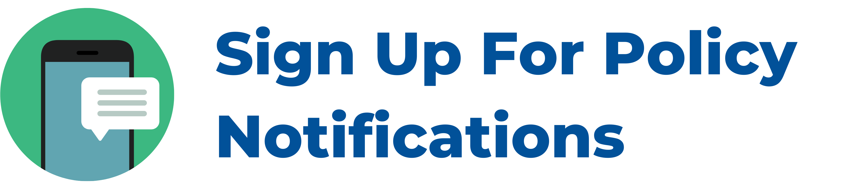 Sign Up For SMS Notifications