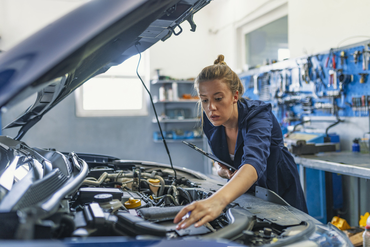 Auto Mechanic Woman